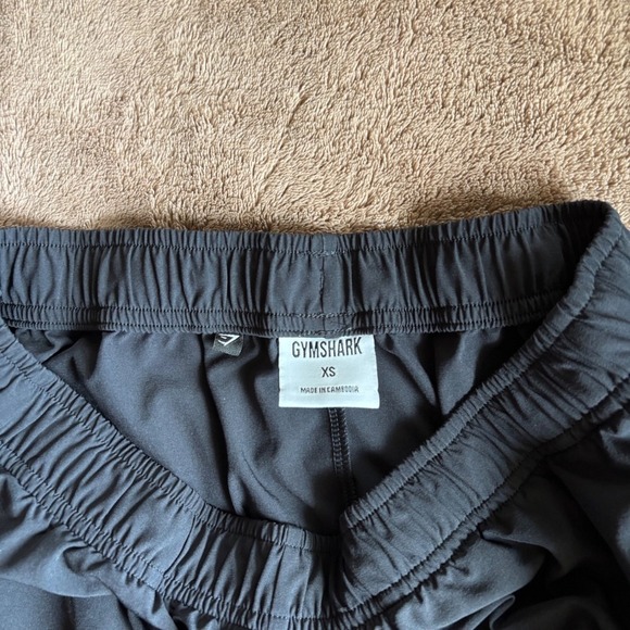 Gymshark Arrival Woven Joggers Mens XS Black Tapered Athletic Pants A2A1N - Picture 6 of 9